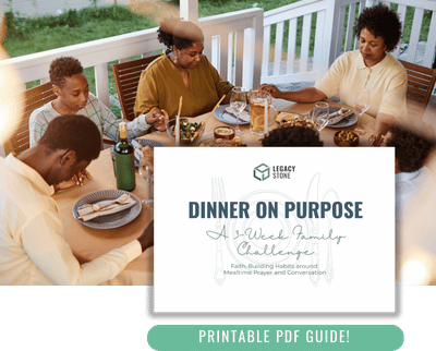 Preview of the Family Meal Challenge PDF