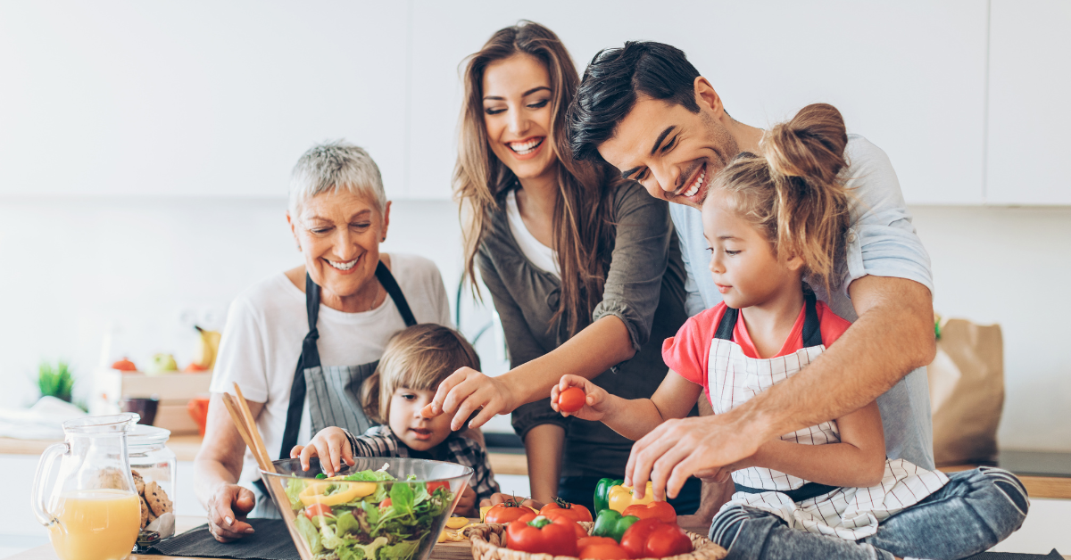 A multi-generational family