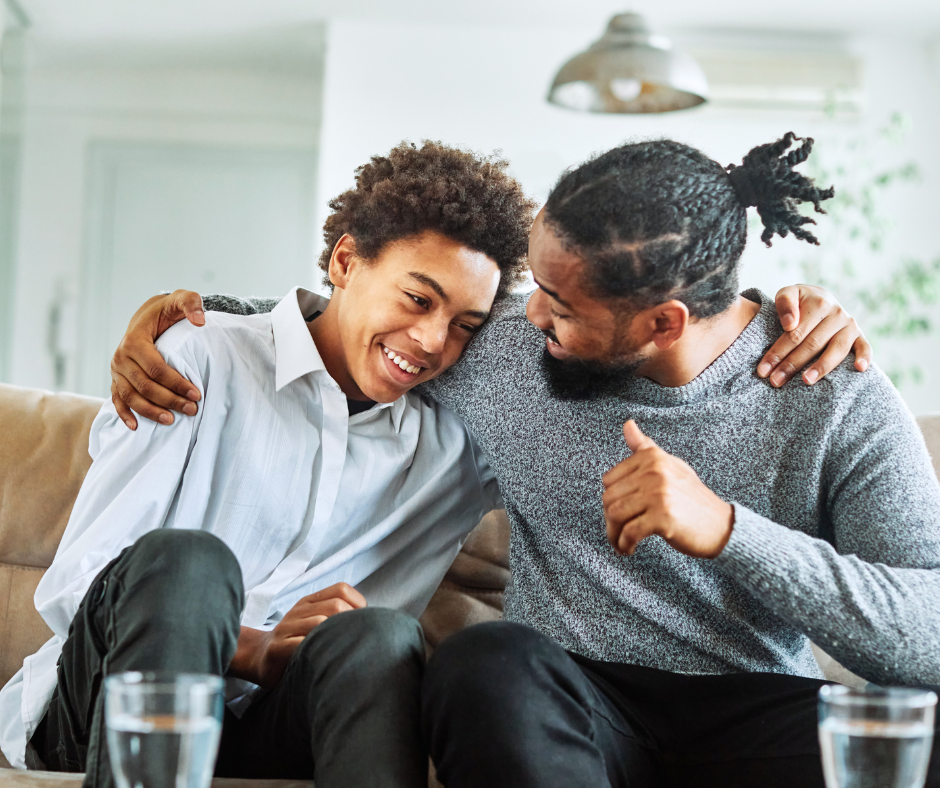 Father with Teen Son
