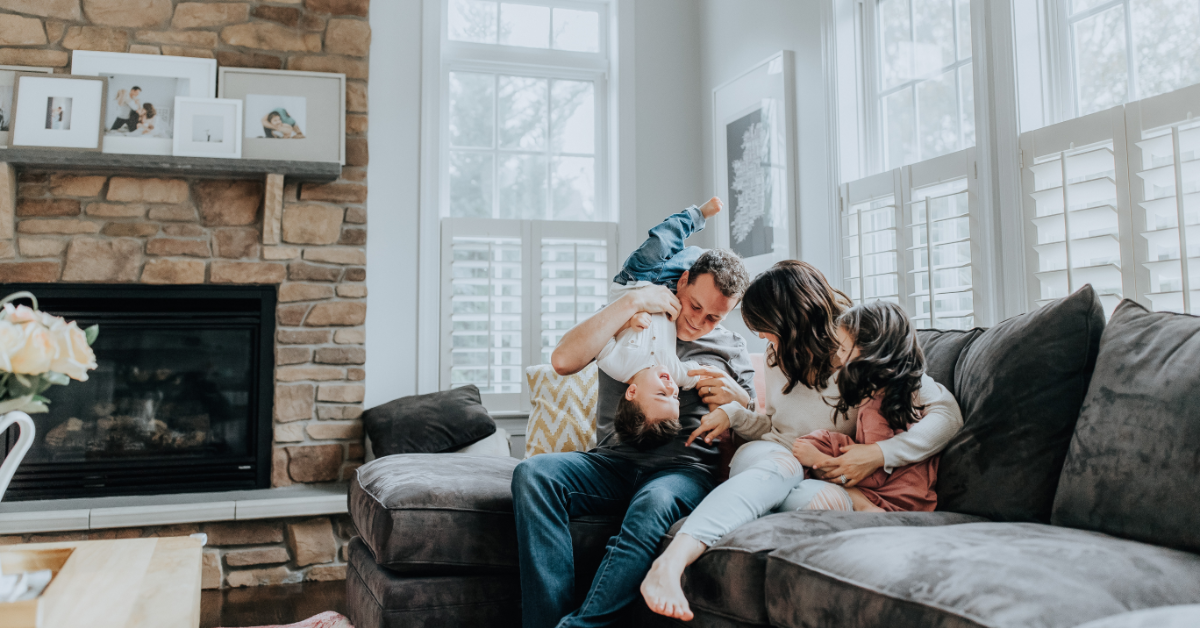 Family at home