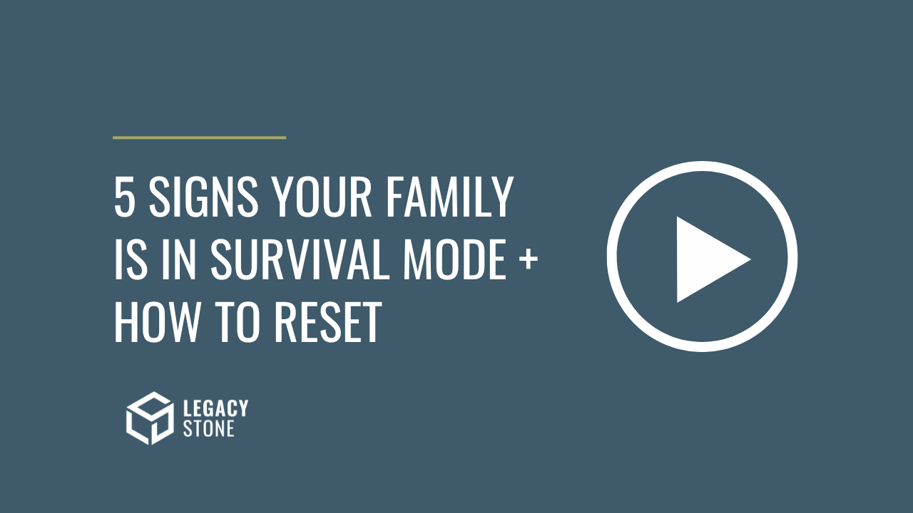 5 Signs Your Family Is in Survival Mode + How to Reset