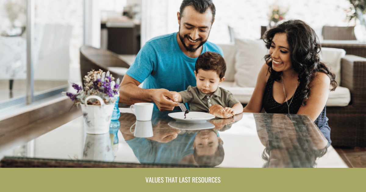 Identifying Family Values Conversation Guide Worksheet